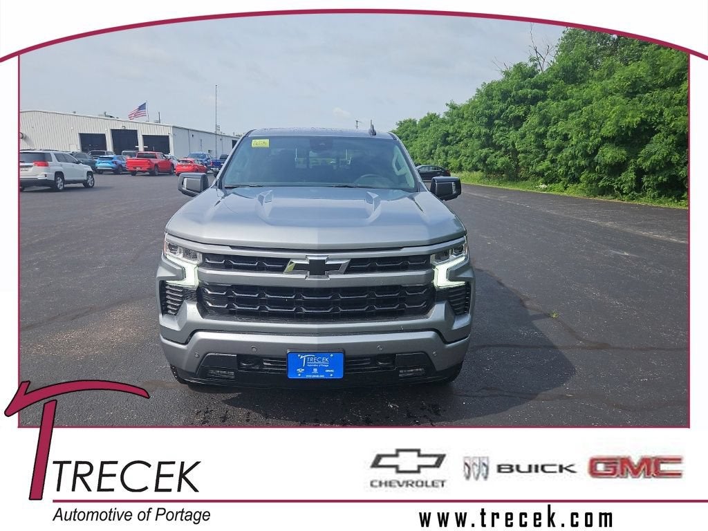 2026 Chevrolet Silverado 1500 RST in Sterling Gray Metallic — front three-quarter view