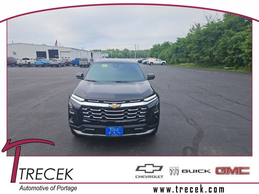 2026 Chevrolet Equinox LT in Mosaic Black Metallic — front three-quarter view